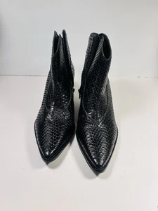 Sheryl Crow Daria Damen-Bootie Schlange schwarz Größe 7 M - Bild 1 von 8