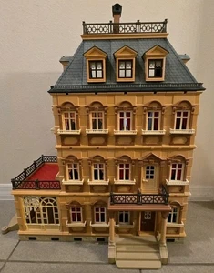 PLAYMOBIL Victorian Mansion Set 5300 Vtg 1989 W/ Expansion Floor  - Picture 1 of 14