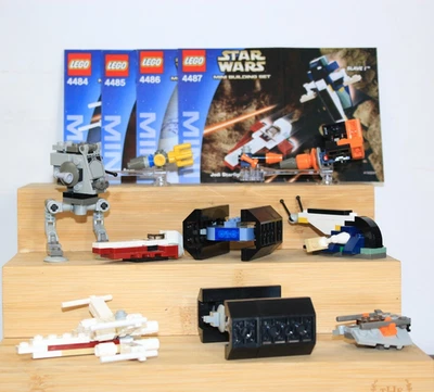 LEGO Star Wars Mini Juegos 4484, 4485, 4486, 4487, 99% Completo con Tie Bomber Foto 1 de 4