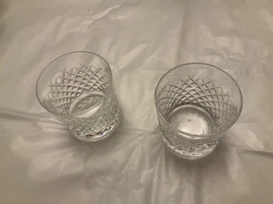 TOP ZUSTAND 2 Waterford Alana Old Fashioned Gläser - 3,375”H x 3,125”B - Bild 1 von 2