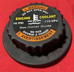 Tapa del tanque de depósito de refrigerante radiador camioneta Ford F150 1997-2003 OEM F8DE-8101-AA - Imagen 1 de 4