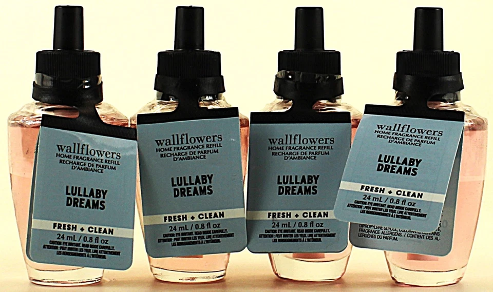 CANTIDAD 4 - Recambios de aceite fragancia para el hogar Bath & Body Works LULLABY DREAMS Wallflowers Foto 1 de 1
