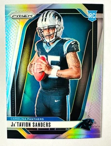 2024 Panini Prizm Ja'Tavion Sanders SILVER Prizm RC #16 Variation Panthers! - Picture 1 of 3