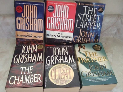 Lot of 6 JOHN GRISHAM   Paperback Novels  Mixed Series No Duplicates - Image 1 of 2