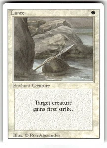 Lance Revised Edition Regular MTG - Picture 1 of 2