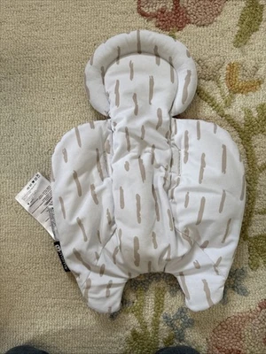 Inserto para bebé recién nacido 4mamás para MamaRoo y RockaRoo blanco y beige reversible Foto 1 de 4