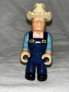 Modellino Fisher Price Husky Helpers Farmer 4" vintage 1977 - Foto 1 di 7