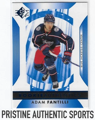 2023-24 SP Rookie Authentics Adam Fantilli ROOKIE #107 Columbus Blue Jackets NM+ - Image 1 of 2