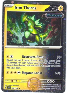 Temporal Forces - Iron Thorns 062/162 Rare Cosmos Holo - NM - Bild 1 von 2