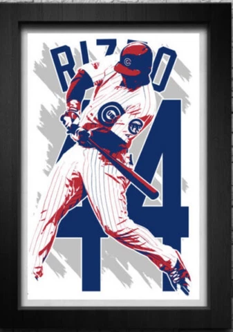 ANTHONY RIZZO Art Print/Poster CHICAGO CUBS 44 Free Shipping Cover