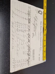 27 dicembre 1926 Fattura The Fisk Tire Company Inc - Bambino con una gomma - Ottieni una fisca - Foto 1 di 4