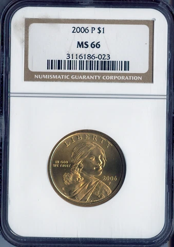 2006-P Sacagawea Native Dollar NGC MS66 Quality ✔️ Cover
