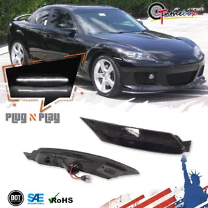 PARA MAZDA GENUINO OEM RX-8 BLANCO AHUMADO LED MARCADORES LATERALES LUCES INDICADORAS L&R * - Imagen 1 de 10