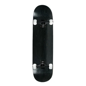 Moose Complete Skateboard Stained Black 8.0" Black/White Assembled - Picture 1 of 5