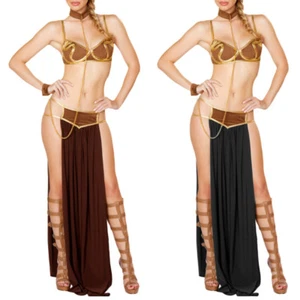 Sexy Adult Women Princess Leia Slave Miss Manners Outfit Fancy Dress Costume AU - Bild 1 von 9