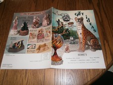 1970 HENNE'S LEWISBURG OHIO PREBLE COUNTY GIFT IDEAS CATALOG JEWELRY CARDS +