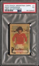 Diego Maradona 1978 CRACK ARGENTINA CAMPEON LIBRO #1 PSA 1 Rookie
