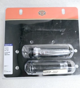 Harley-Davidson Slipstream Black Rubber Heated Hand Grips Set 56100258 - Picture 1 of 11