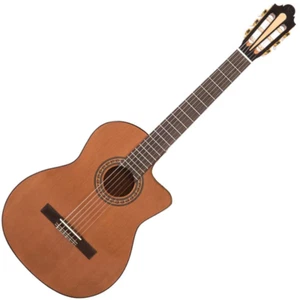 Santos Martinez SM450CE Preludio Cutaway - Zedernoberteil - klassische Elektrogitarre - Bild 1 von 7