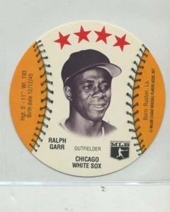 MSA 1977 discos personalizados Ralph Garr Chicago White Sox - Imagen 1 de 2