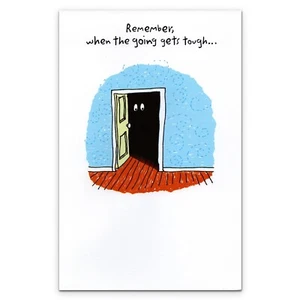 Funny SUPPORT Card, "Hide In The Closet With Me" by American Greetings +Envelope - Picture 1 of 5