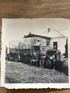 Foto Wk2 Wehrmacht Front Beute Citroën LKW Truck Fahrzeug Kfz Soldaten - Bild 1 von 3