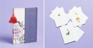 NEW Lollia Imagine Journal Notebook and Margot Elena Note Card Stationary Trio - Picture 1 of 11