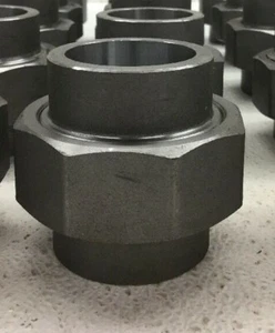 UNION 1-1/2 in. 3000 lb Forged Steel A105N Socket Weld End Pipe Fitting - Picture 1 of 10