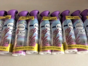 10 X NEW Febreze Odor-Fighting Air Freshener Mediterranean Lavender 8.8 Oz Each - Picture 1 of 1