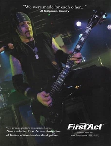 Ministry Al Jourgensen First Act guitar advertisement 2005 ad print - Picture 1 of 3
