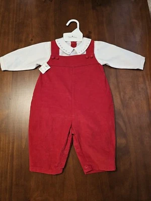 Petite Ami Baby Sz 6 Month Corduroy Longall Christmas Holiday1 - Image 1 of 4
