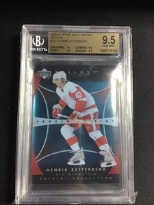 2005-06 Trilogy 112 Henrik Zetterberg Crystal  /25 Frozen In Time BGS 9.5💥