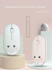 Cute Slim 2.4 GHz Optical Wireless Mouse Mice USB Receiver for Laptop PC Macbook - Picture 1 of 11