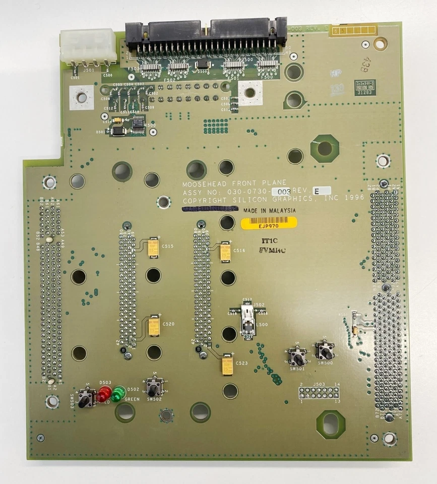 SGI Silicon Graphics O2 Workstation Server Elchkopf Frontplatte 030-0730 - Bild 1 von 3