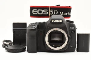 CANON EOS 5D Mark II 2 21.1MP Digital SLR Camera w/Box Sutter Count 26382 JAPAN - Picture 1 of 24