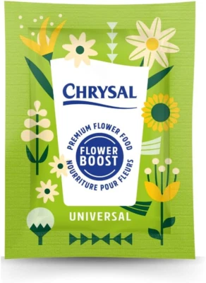 Chrysal Flower Boost – Clear Flower Food Packets for Flower Arrangements & Bouq - Imagem 1 de 4