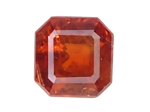 2.29CTS Orange Red natural spessartite garnet octagon cut gemstones see video - Picture 1 of 3