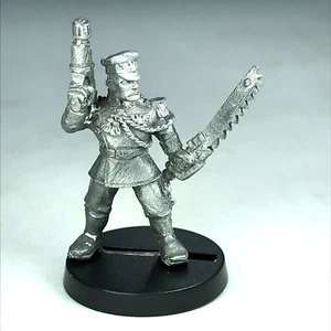 Metal Imperial Guard Mordian Sergeant Commander HQ - Warhammer 40K X575 - Picture 1 of 1