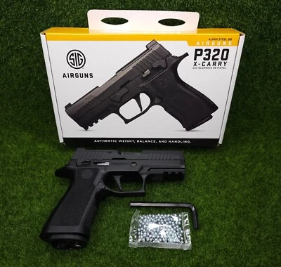 Sig Sauer P320 X-Carry CO2 .177 Cal 350 FPS Blowback Air Pistol - AIR-P320XCA-BB - Image 1 of 4