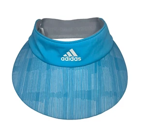 Adidas Gorra Visera Ala Ancha Para Mujer Talla Única Azul Blanco Rayas Golf Tenis - Imagen 1 de 13