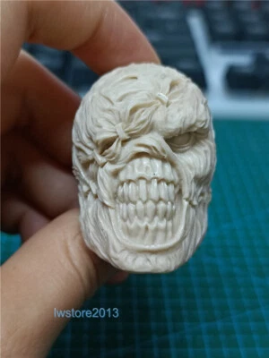 Cabeza de hombre monstruo Némesis 1:12 tallada para cuerpo de figura de acción masculina de 6" Foto 1 de 4