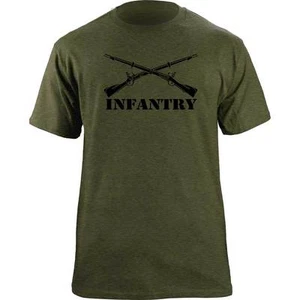 Army Cavalry Branch Insignia Crossed Sabers Veteran T-Shirt - Picture 1 of 2