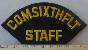 COMSIXTHFLT STAFF - TOPPA CAPPELLO/CAPPELLO COMMANDER 6° FLEET NAVY US COMMANDER 6° FLEET STAFF - Foto 1 di 1