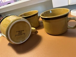 Vintage Stoneware Honey Japan 3 Cup/mug Set - Picture 1 of 3