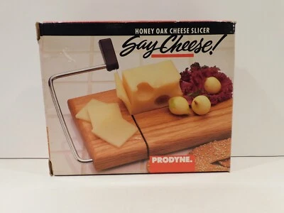 ¡Di queso! Cortadora de queso/cortadora de queso roble miel (marca - Prodyne) Foto 1 de 4
