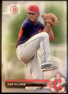 JUAN HILLMAN - 2017 Bowman Prospects SILVER [385/499] #BP145 - CLEVELAND INDIANS - Picture 1 of 2