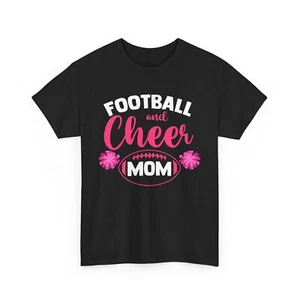 Mother's Day | Cheerleader Mama | Football Mom And Cheer Mom T-Shirt - Picture 1 of 15