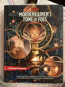 Mordenkainen's Tome of Foes D&D 5E Hardcover Book EXCELLENT Dungeons and Dragons