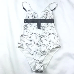Topshop Estampado en Mármol Body Top Para Mujer Talla 2 EE. UU. - 6 Reino Unido Nuevo Sin Etiquetas w567 - Imagen 1 de 8