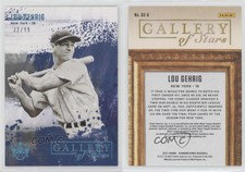 2021 Panini Diamond Kings Gallery of Stars Holo Blue /99 Lou Gehrig #GS-6 HOF